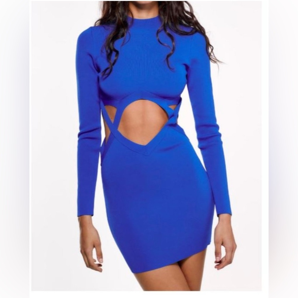 BNWT ZARA CUT OUT KNIT DRESS SZ MD